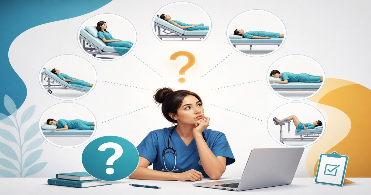 Which Patient Position Is Best in NCLEX Questions