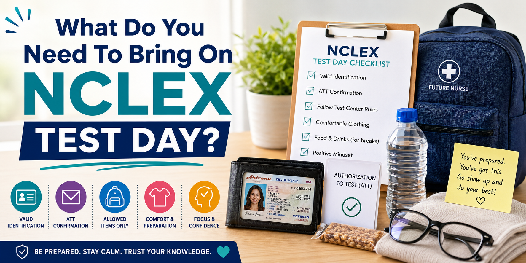 What Do You Need To Bring On NCLEX Test Day?