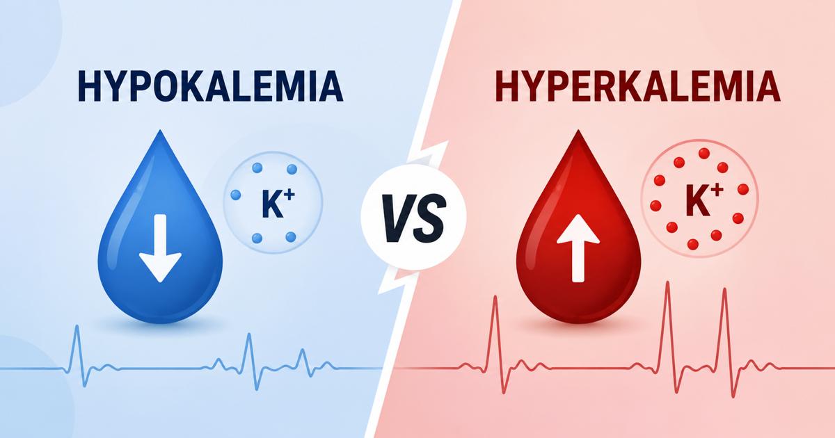 Hypokalemia vs Hyperkalemia NCLEX Review & Practice Questions