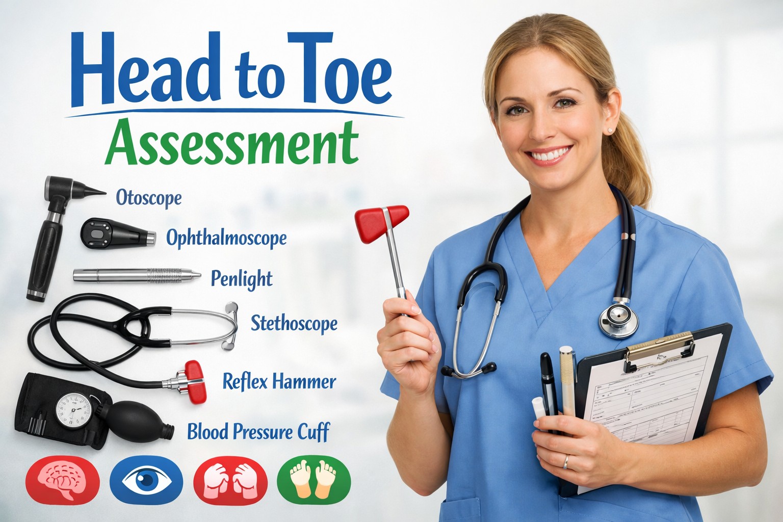 How Do You Perform a Head-to-Toe Assessment in Nursing?