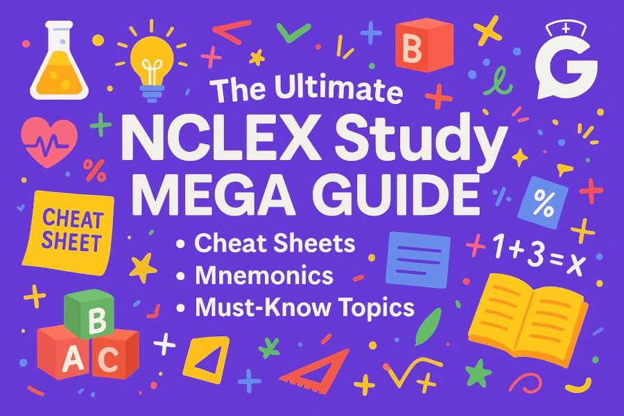 NCLEX-RN High-Yield Review Cheat Sheet
